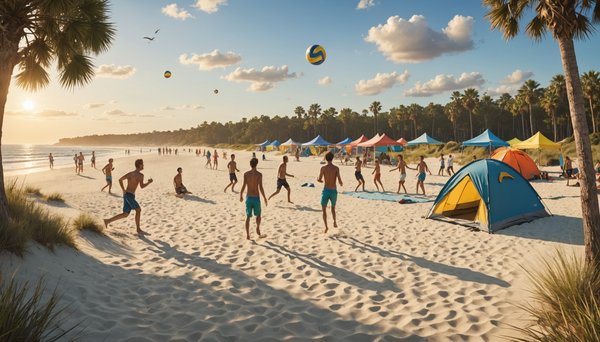 Les avantages des sports de plage pendant les vacances en camping