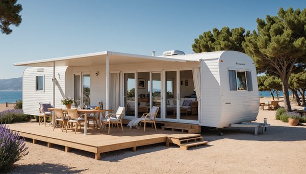 Profiter de la Méditerranée avec style - Location de mobil-home à Argelès-sur-Mer