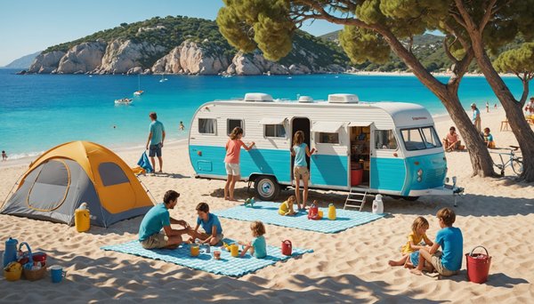 Pourquoi les campings en bord de mer en Méditerranée font tant rêver les familles en mal de vacances les pieds dans l'eau en France ?