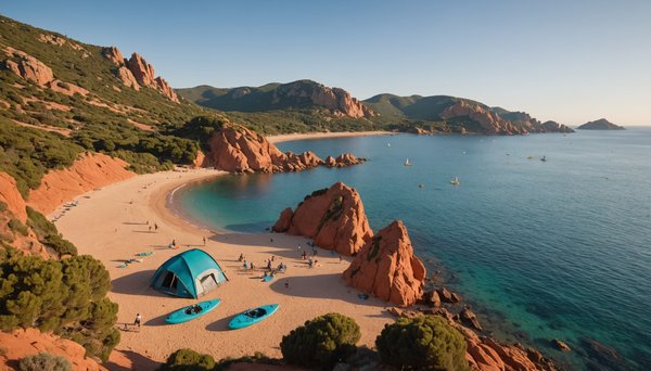 Quels sont les sports à faire en camping en bord de mer aux Adrets de l'Esterel ?