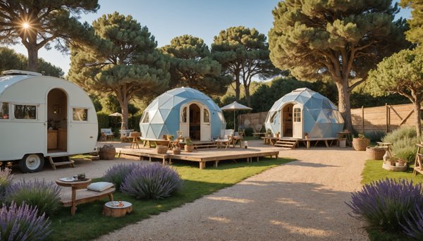 Les hébergements insolites en campings dans le Sud de la France