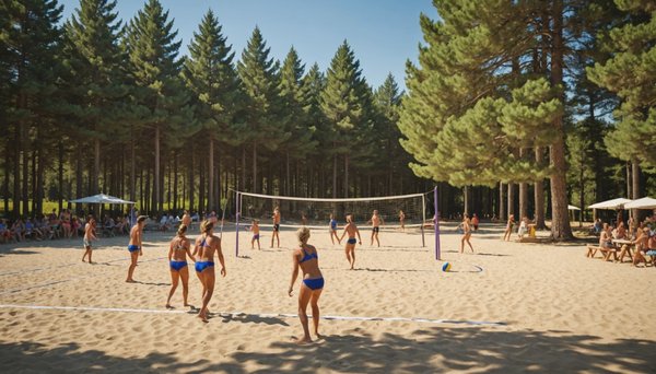 Quels sont les sports généralement proposés dans les campings naturistes en France ?